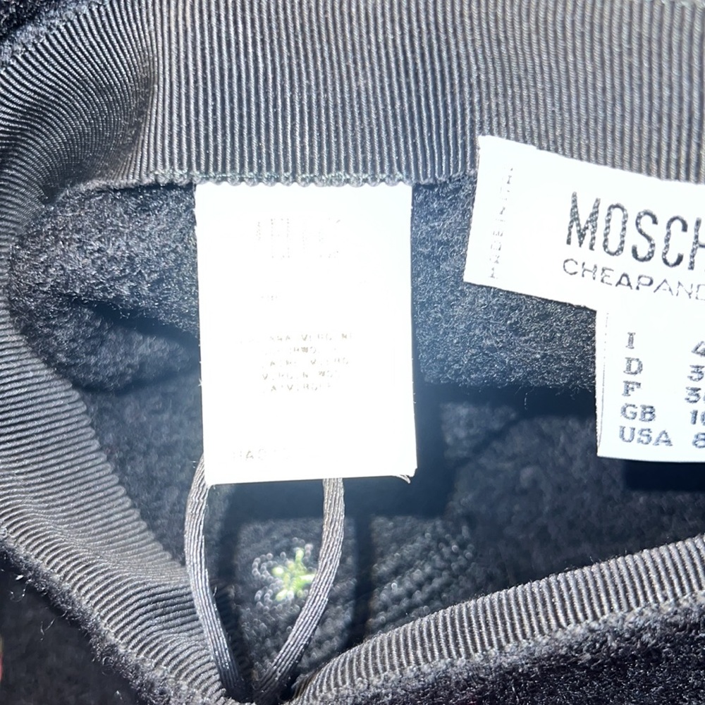 Beautiful Moschino CheapandChic Wool Floral Embroidered Skirt Sz. 8 - Picture 7 of 7